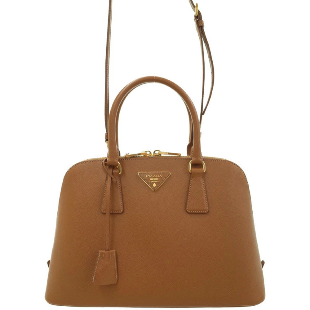 Prada Promenade bag brown Saffiano leather